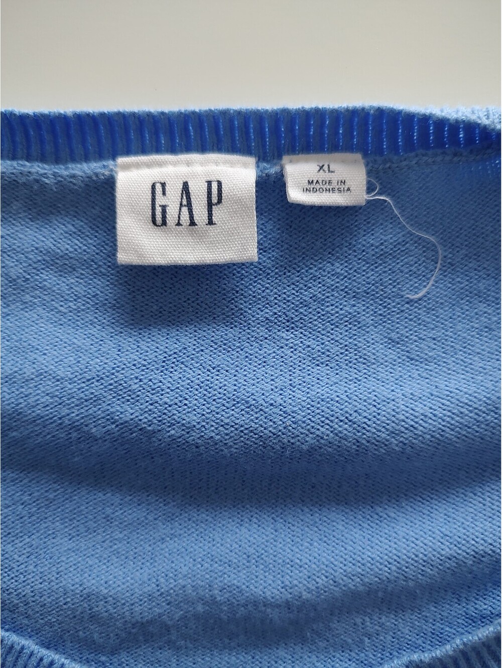 GAP Women's Light Blue Cotton Cardigan Sweater Size XL - Picture 4 of 7